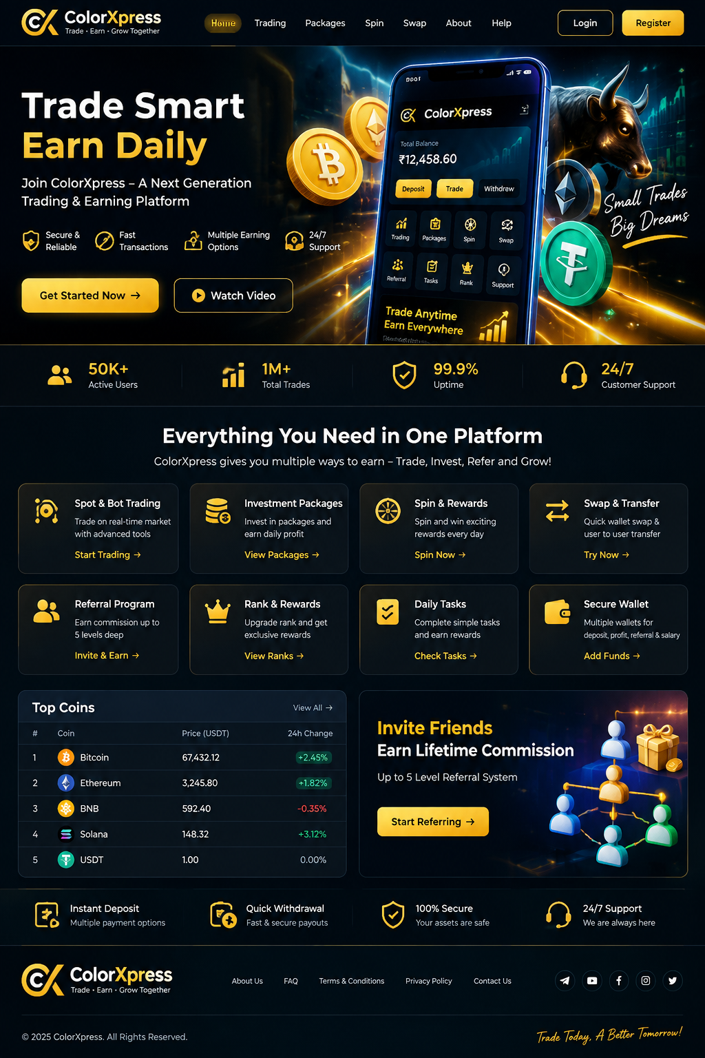 MAXXBULLX trading platform preview